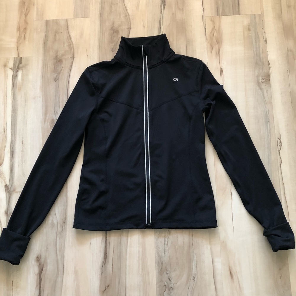 Gap fit kids reflective black jacket